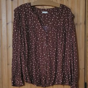 🍂Boho hippie plus size long sleeve blouse